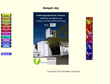 Tablet Screenshot of gospeljoy.ch